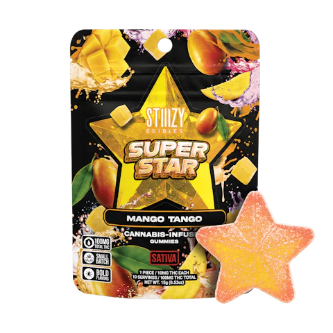 STIIIZY SUPER STAR Edibles - Mango Tango, Edibles