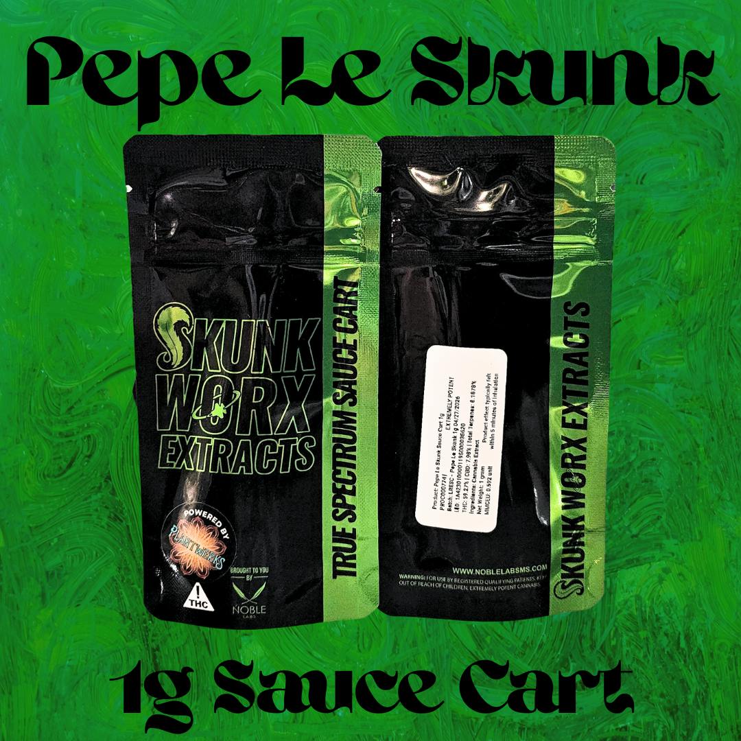Noble Labs - Skunk Worx Sauce Cart 1g | Pepe Le Skunk