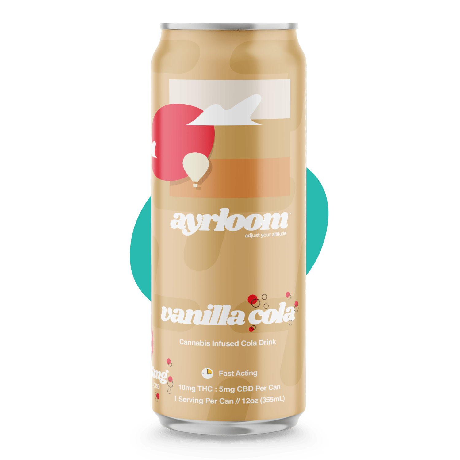 Vanilla Cola 2:1 THC:CBD | Carbonated | 10mg | 12 fl oz