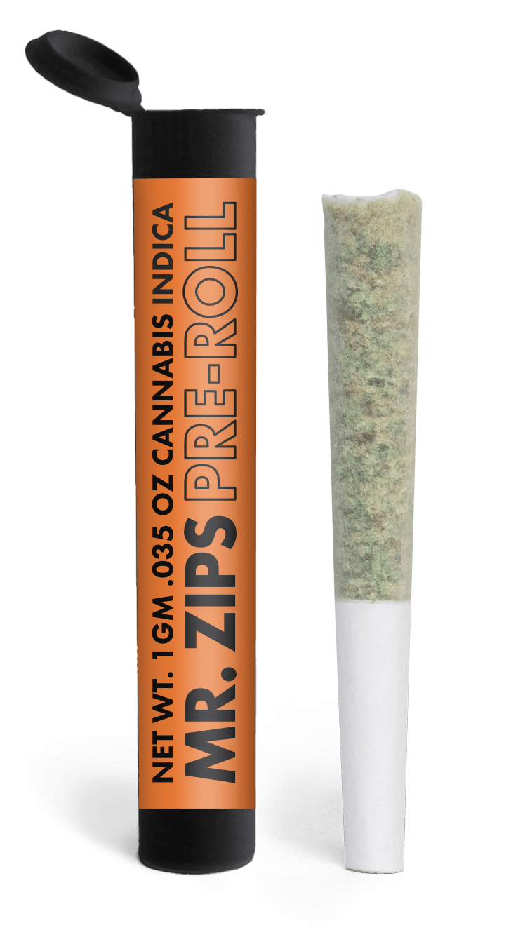 MR. ZIPS | Blueberry | Sativa | Pre-Roll | Single 1g