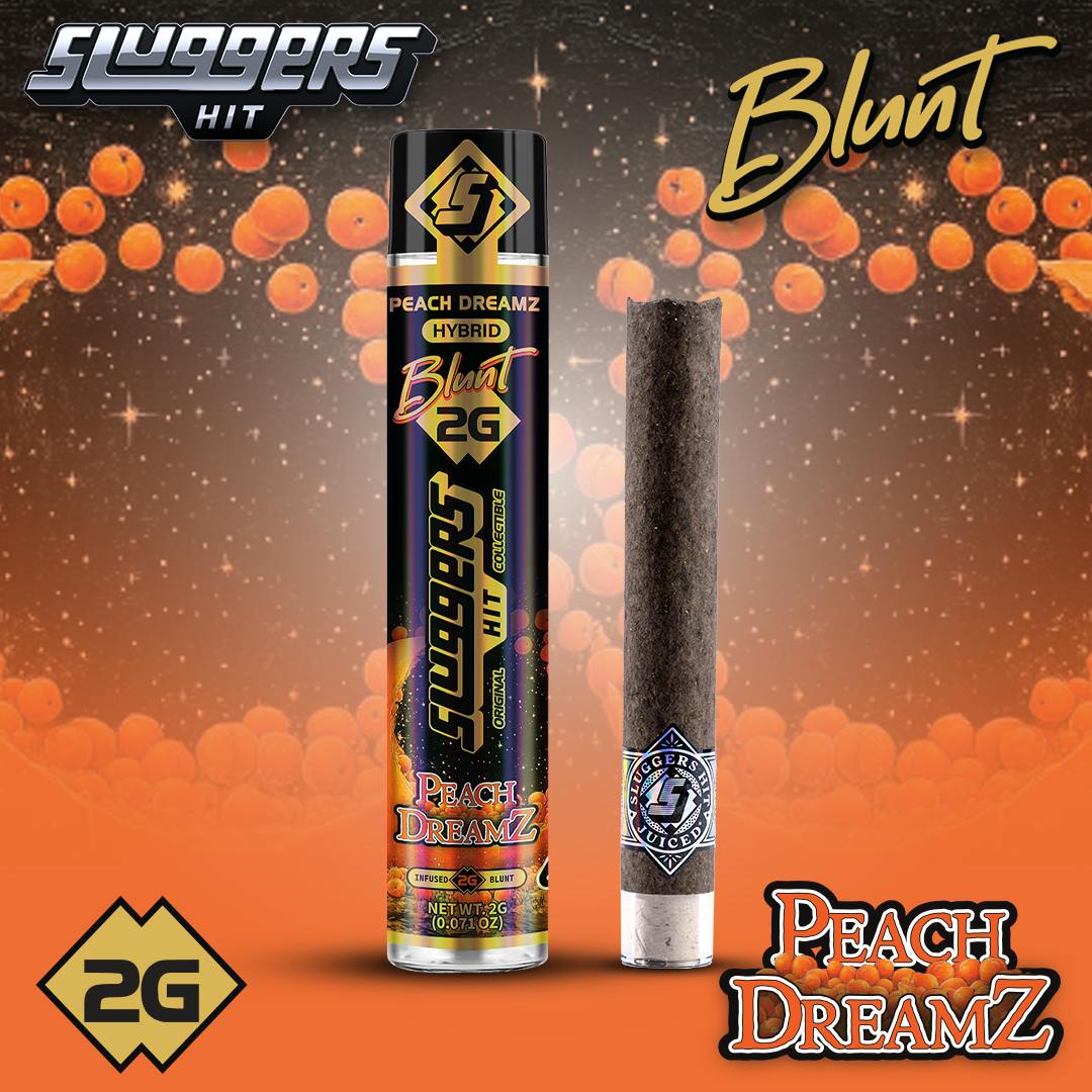 Sluggers Hit — Blunt - - Peach Dreamz