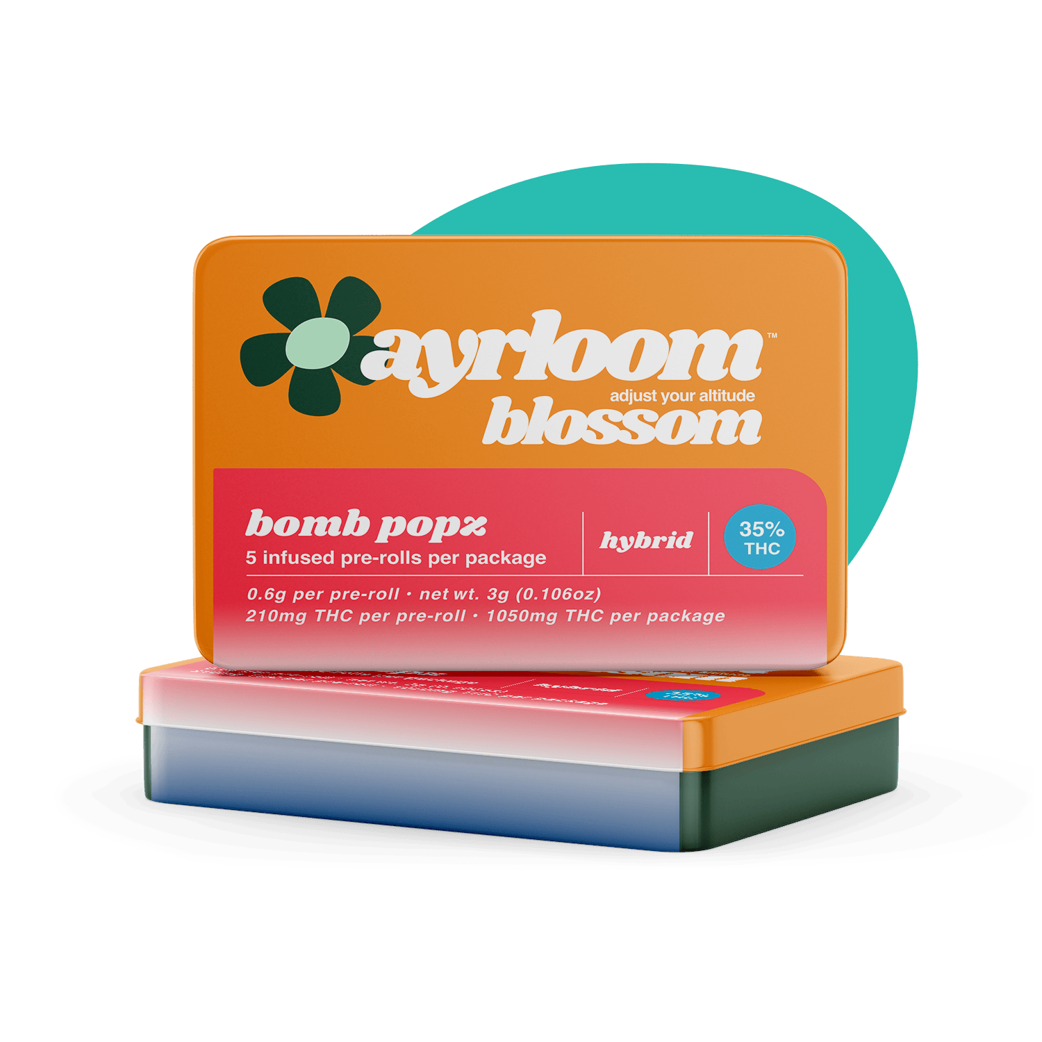 ayrloom | Bomb Popz Infused Pre-Roll | 5 Pack at Corner House