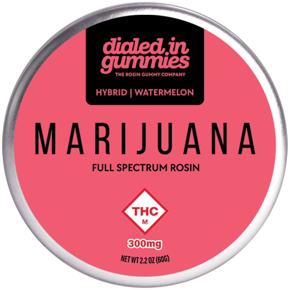 Watermelon Rosin Gummies | Gummies | 10pk | 30mg/ea by Dialed In Gummies