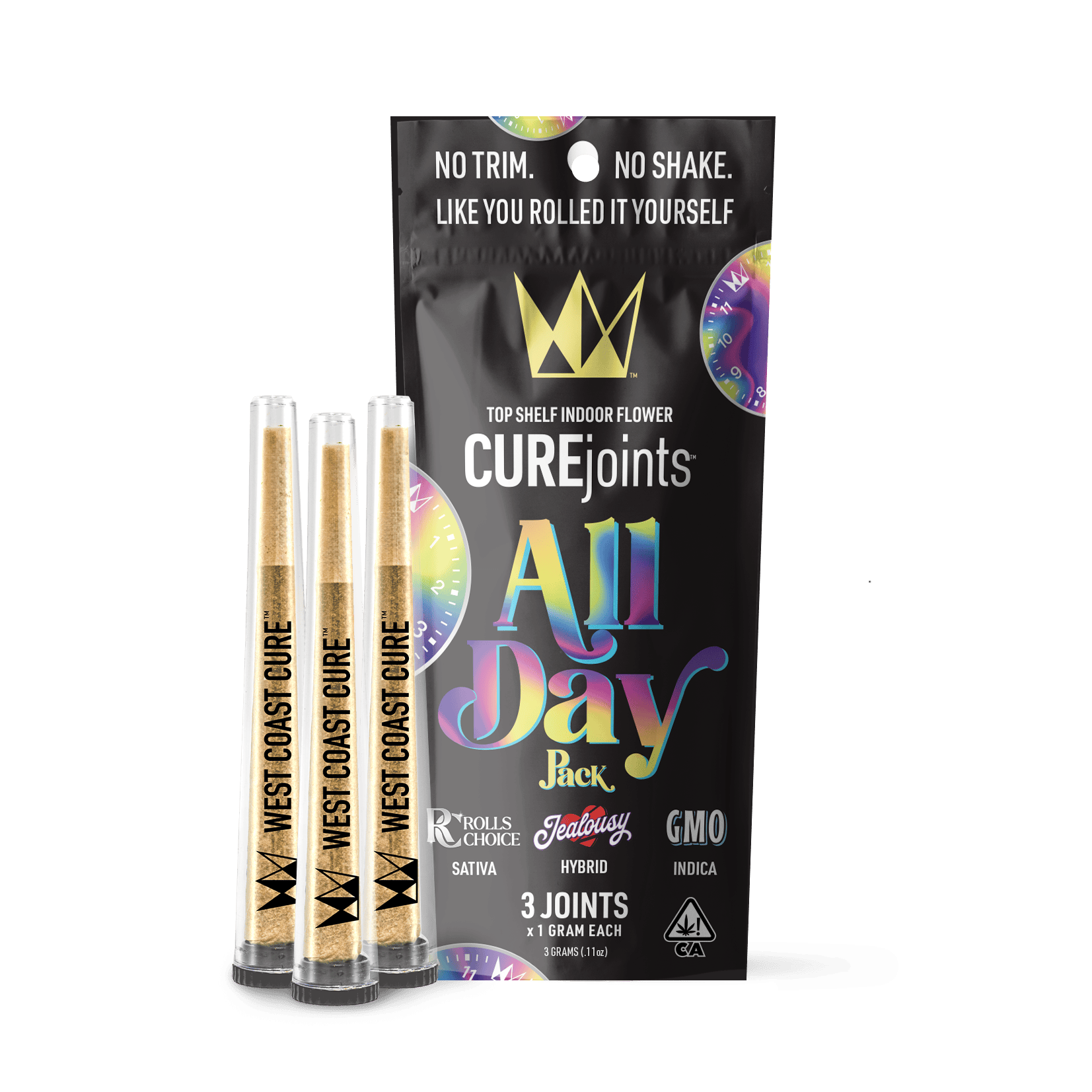 West Coast Cure | SFV OG x Skywalker OG | Joints | 1g each | 3pk