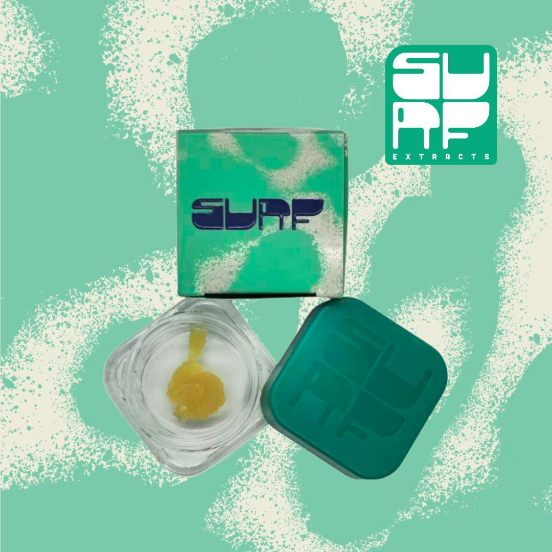 Surf Extracts | Platinum Lemon Cherry Gelato | Live Resin Sauce | 1g