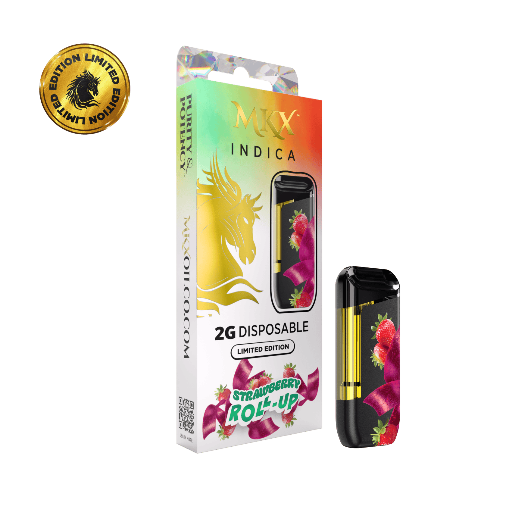 LIMITED EDITION | MKX | Strawberry Roll-Up | 2G | Disposable