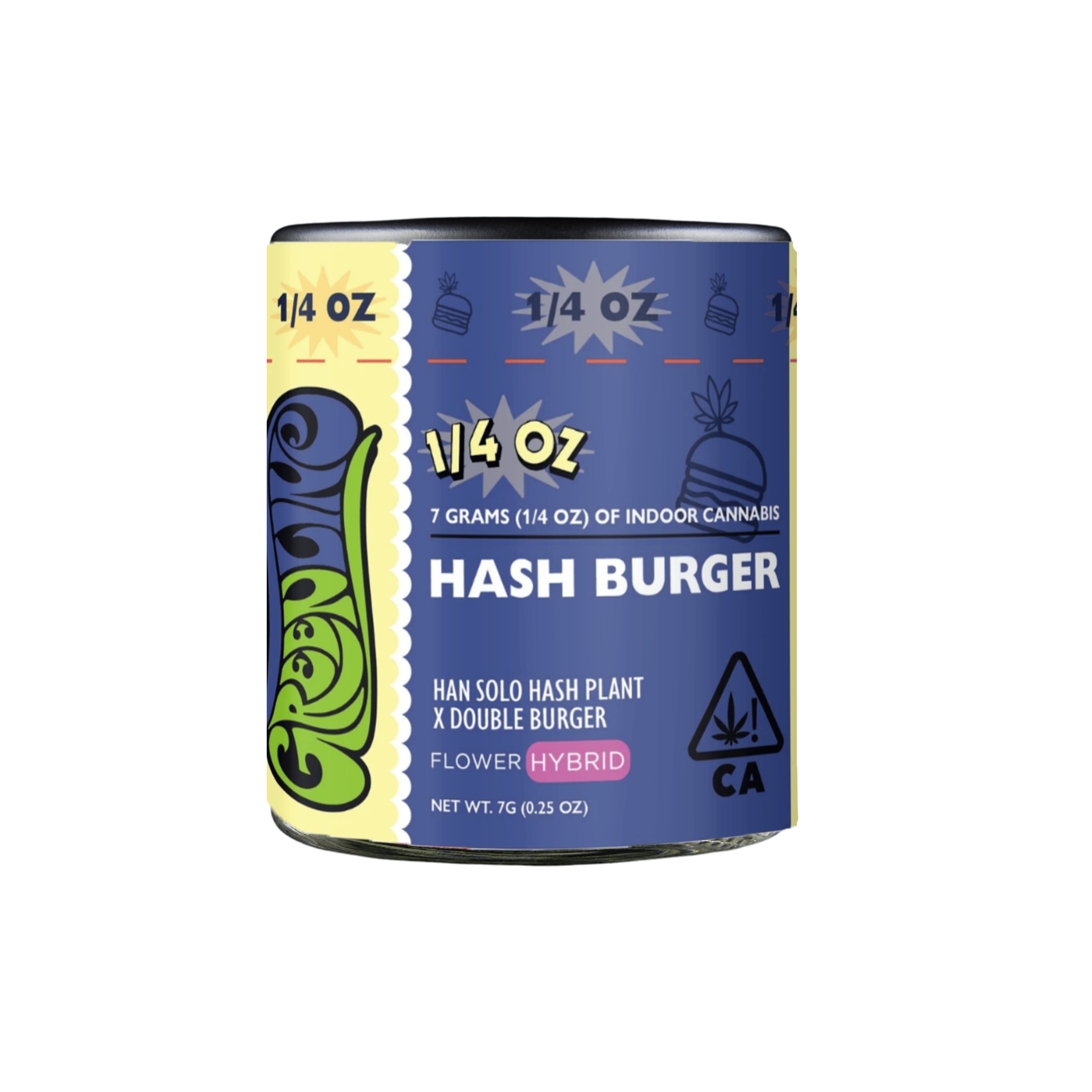 Hash Burger - 1/4 oz - Indoor - Hybrid - 7g by Greenline