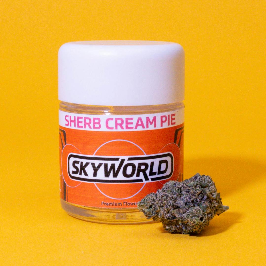 Skyworld - Sherb Cream Pie - 3.5g Jar - Flower by Skyworld