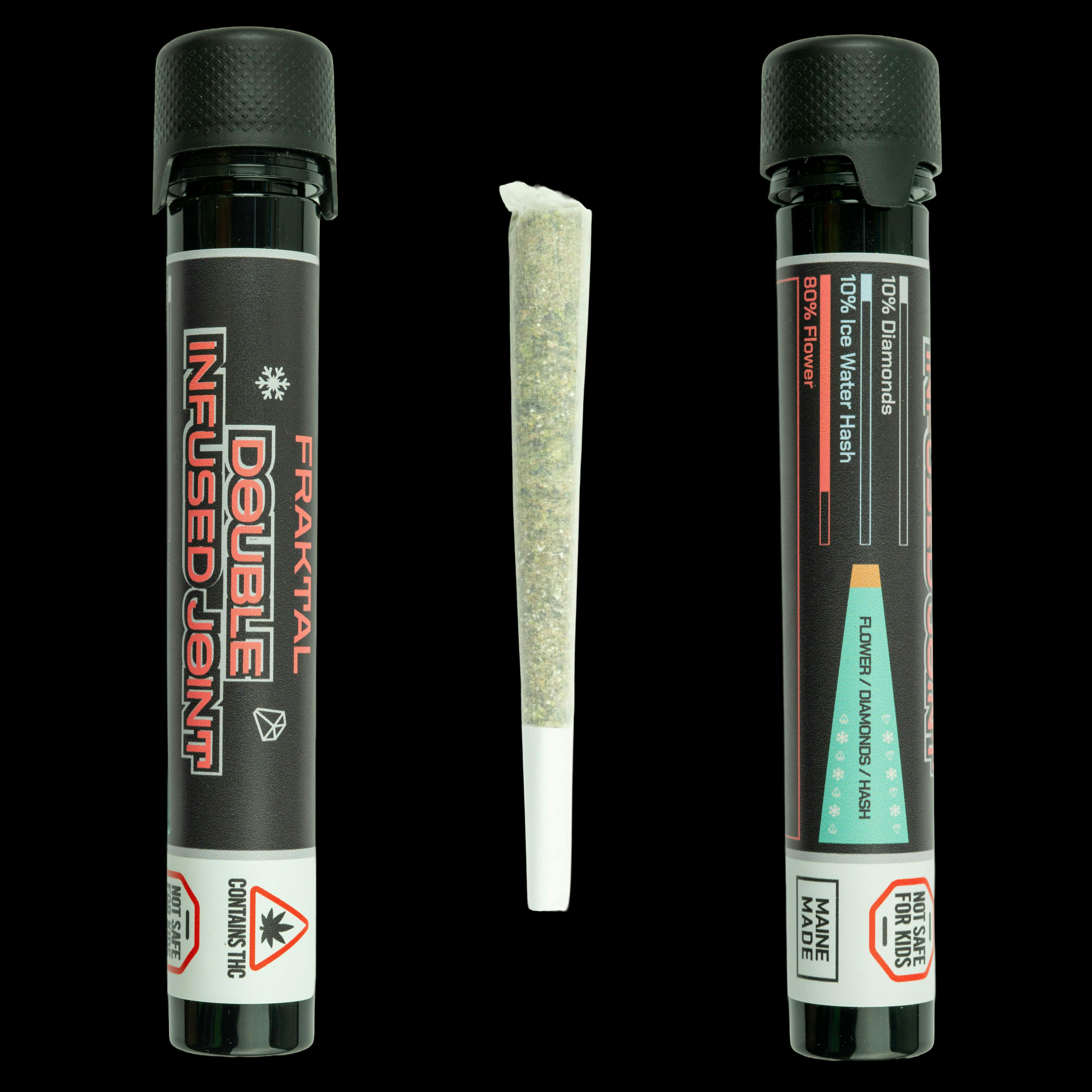 Double Infused 1g Joints - FRAKTAL Cannabis by Indico