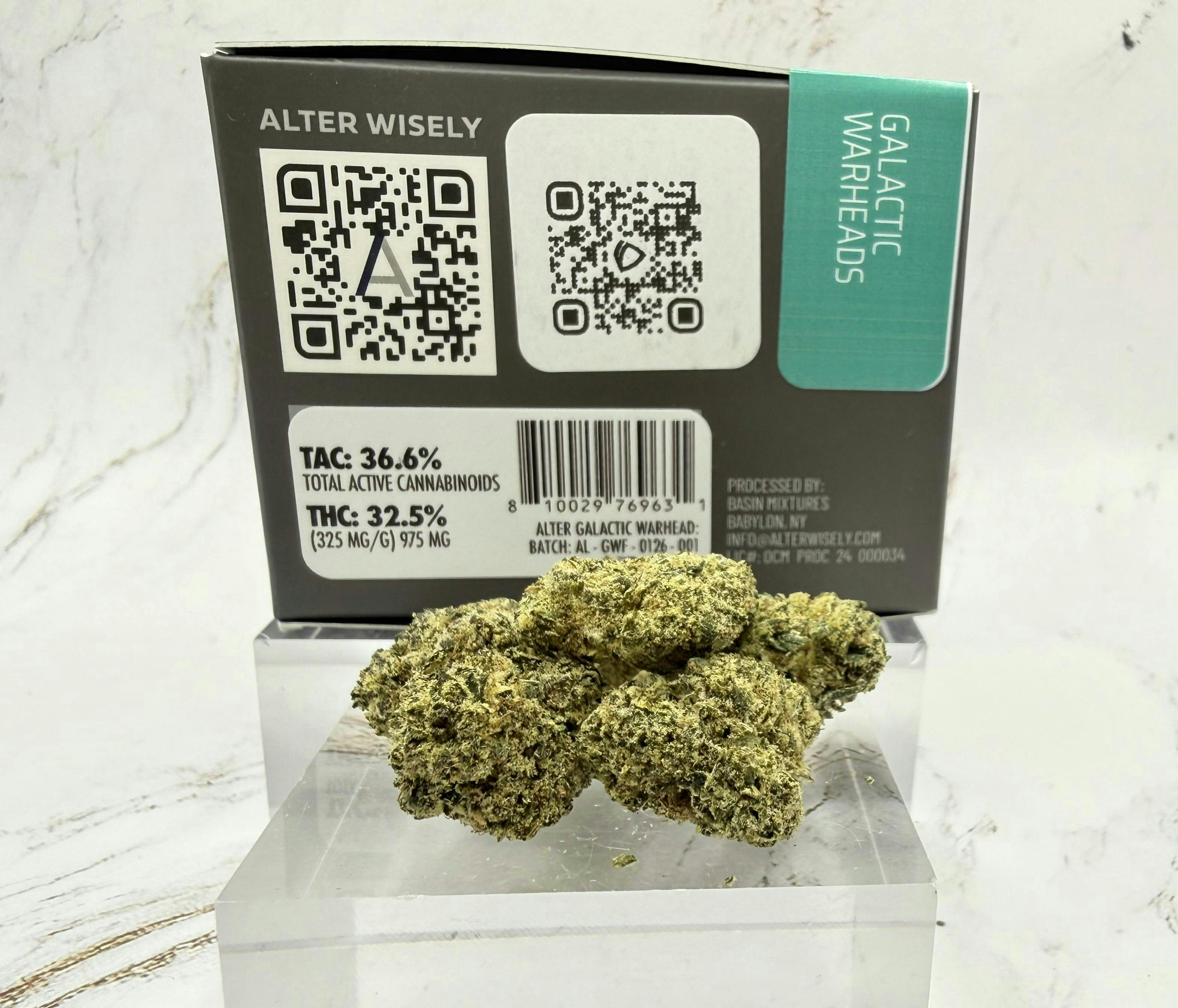 Alter Galactic Warheads | Big Buds | 3.5g by Hashtag Honey