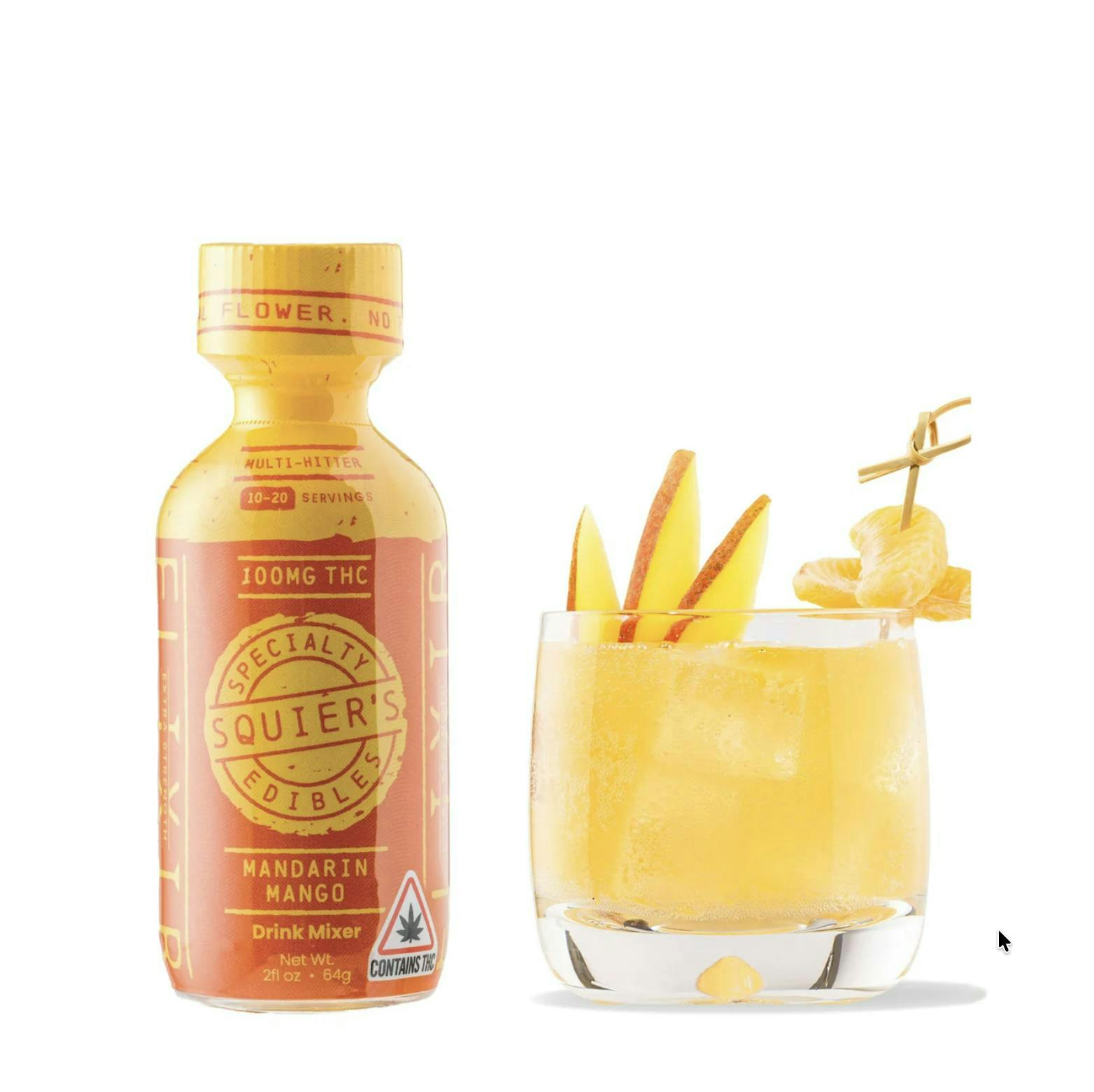 Mandarin Mango - 100mg THC Hash Rosin - Drink Mixer at JAR Cannabis Co. Dispensary - Carrabassett (Sugarloaf)