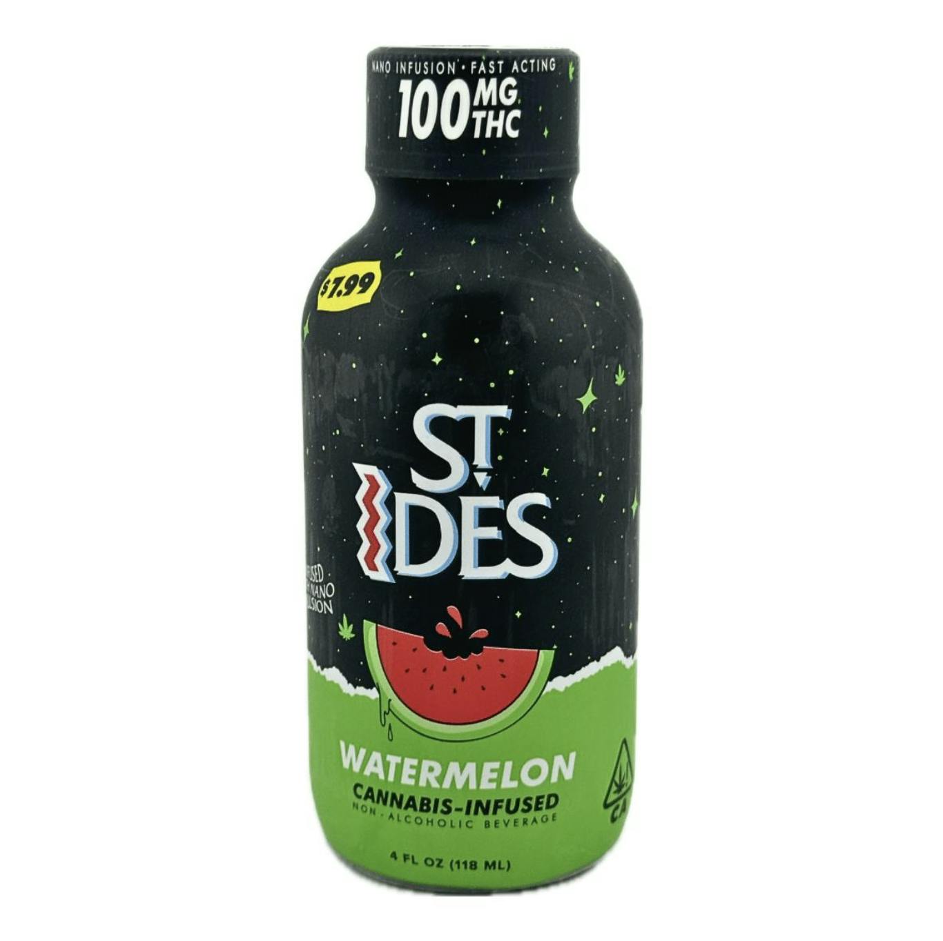Watermelon | Non-Carbonated | 100mg | 4 fl oz at BEYOND / HELLO Santa Barbara Dispensary