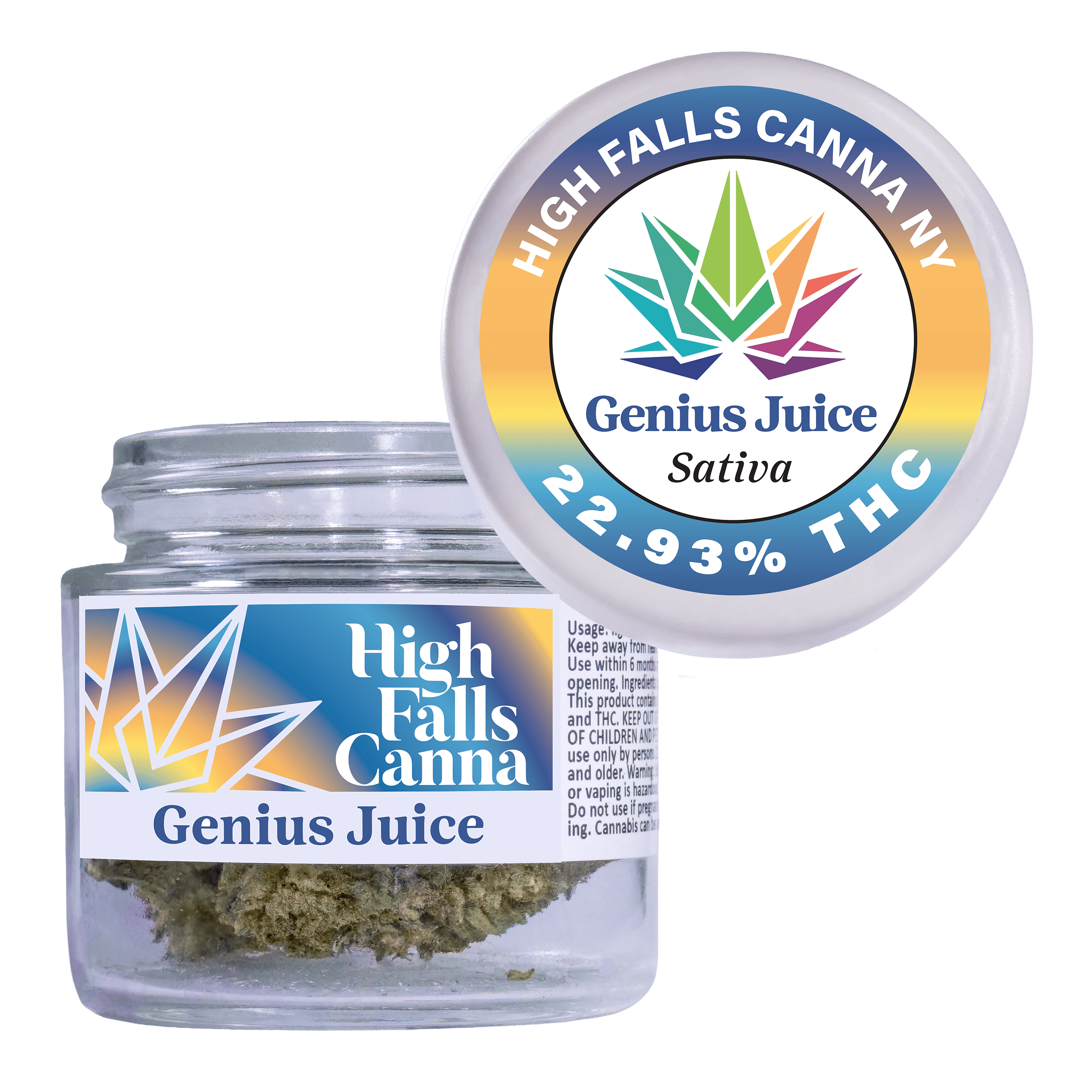 High Falls Canna | Flower | Genius Juice | 3.5g by High Falls Canna NY