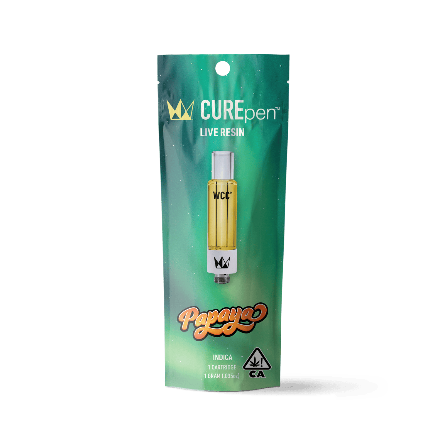 West Coast Cure: Papaya - 1G Live Resin Cartridge