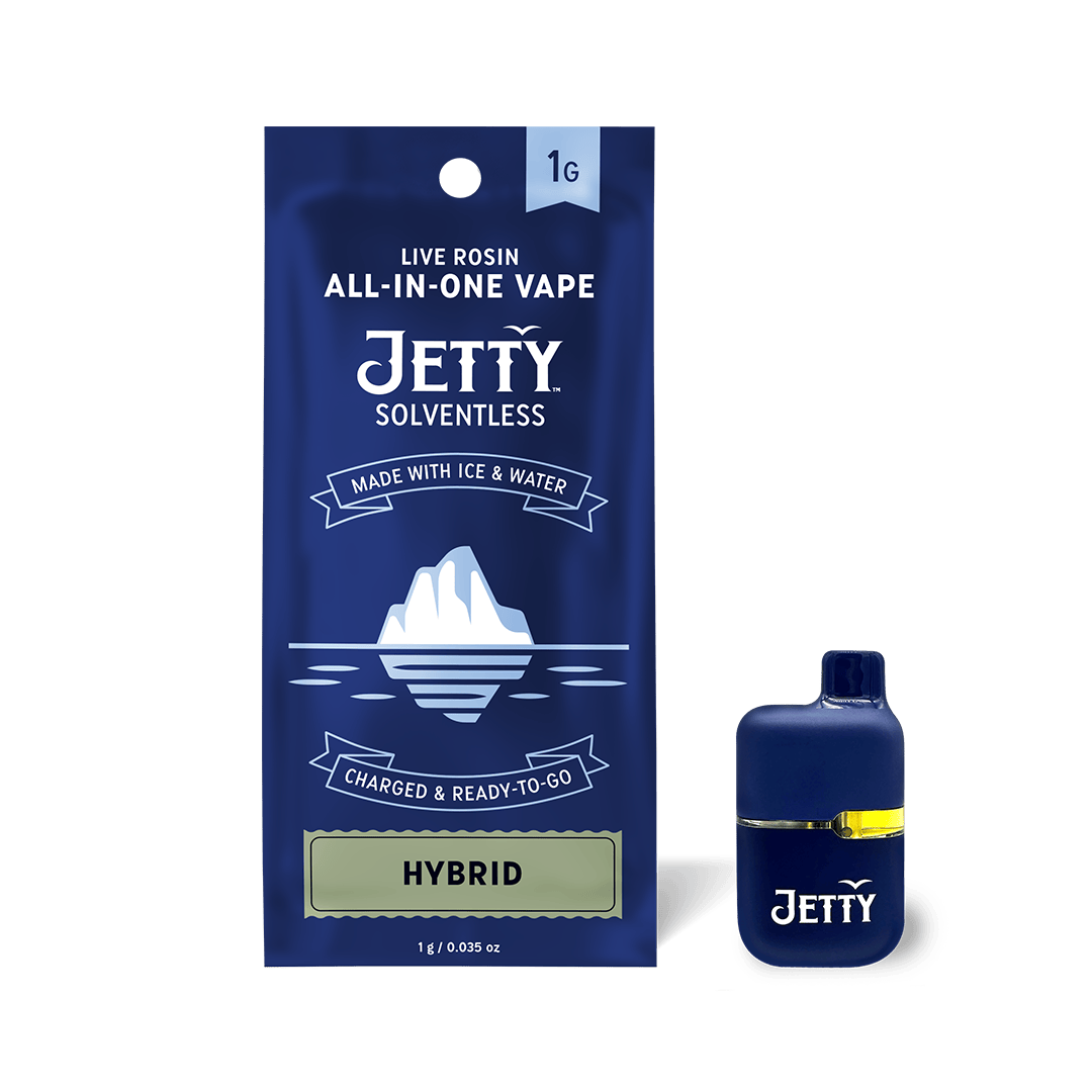 Mini Tank | Pink Meridian | Live Rosin Disposable | 1g by Jetty Extracts