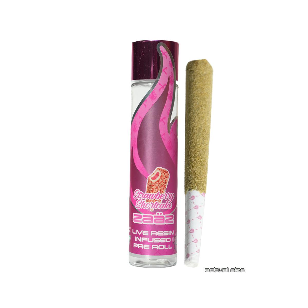 strawberry shortcake | infused joints | 1.2g by zaaz