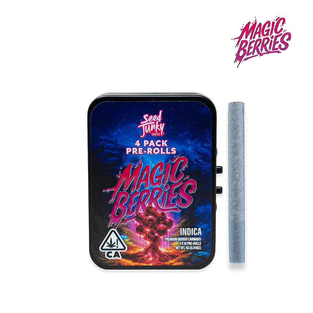Seed Junky | Magic Berries | Joints | 1g each | 4pk