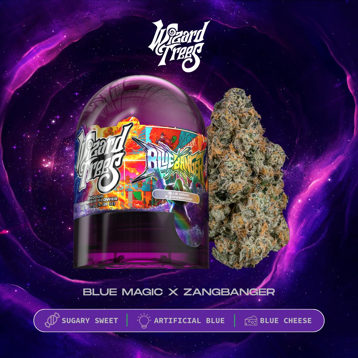 WIZARD TREES: BlueBanger - Indoor Flower - 3.5g