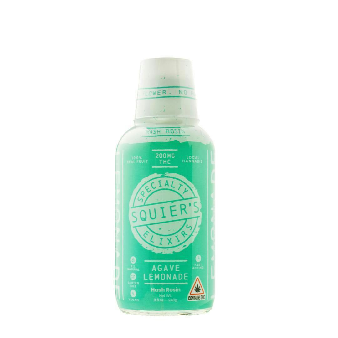 Blue Agave | Hash Rosin Lemonade | 200mg | 8fl oz by Squier's Specialty Edibles