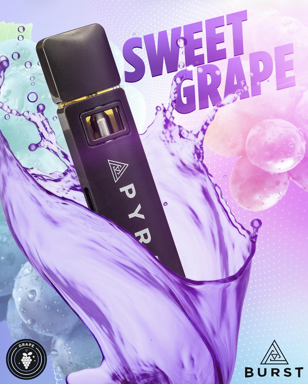 Sweet Grape | Burst Disposable | 2g by Pyramid