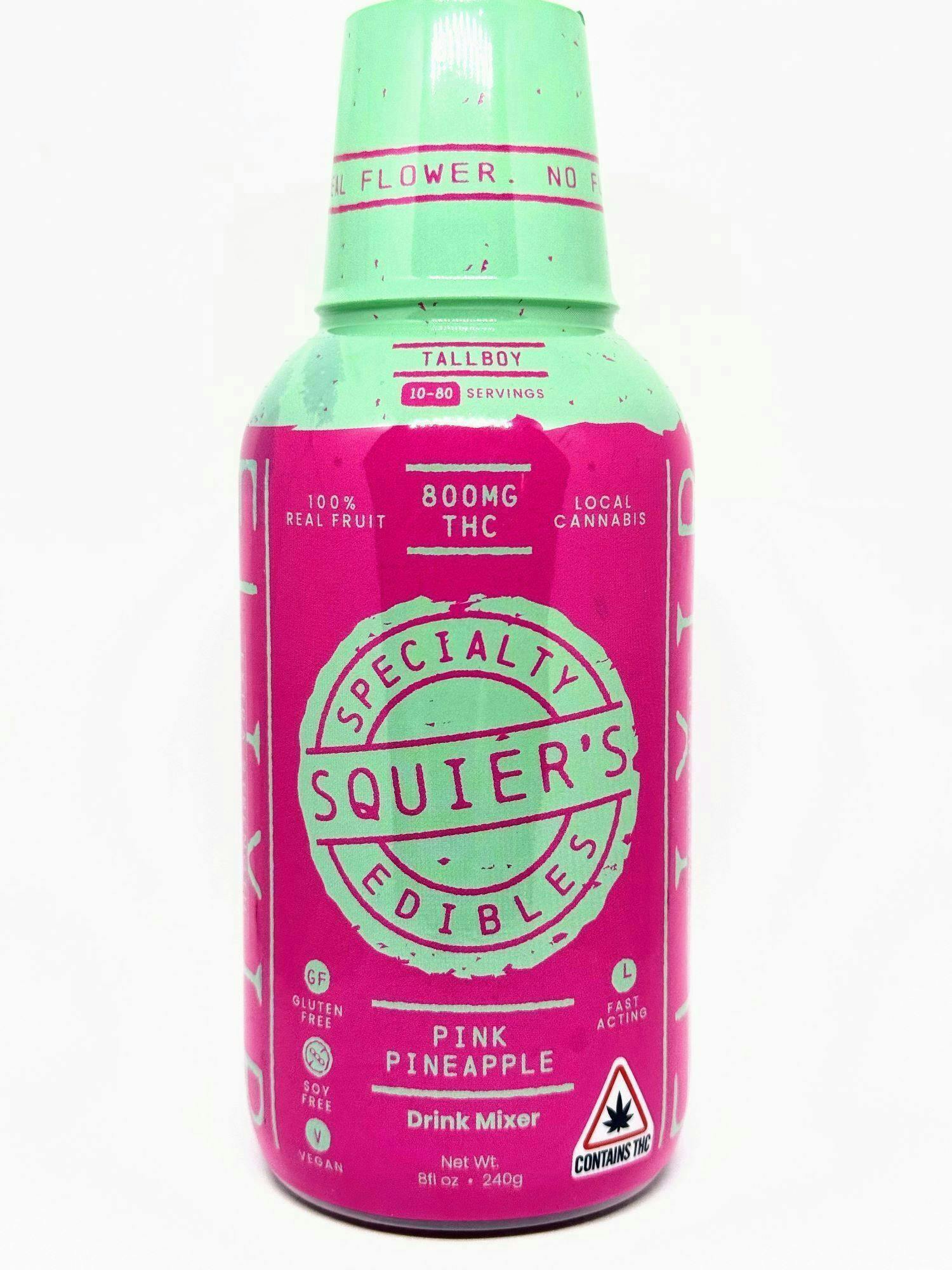 Pink Pineapple | Mix-ins | 800mg | 8fl oz by Squier's Specialty Edibles