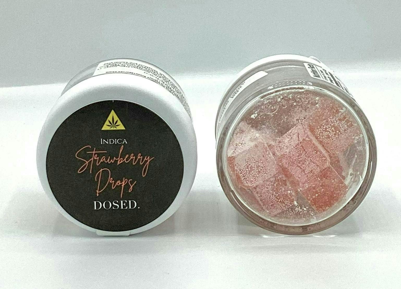 Strawberry Drop Gummies | 154.24mg | 10ct | 15.4mg/ea by Dosed.