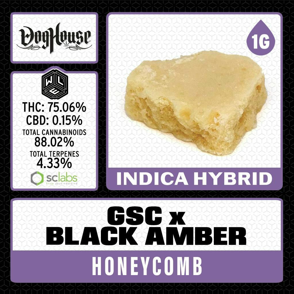 GSC x Black Amber | Honeycomb | 1g by White Label Extracts