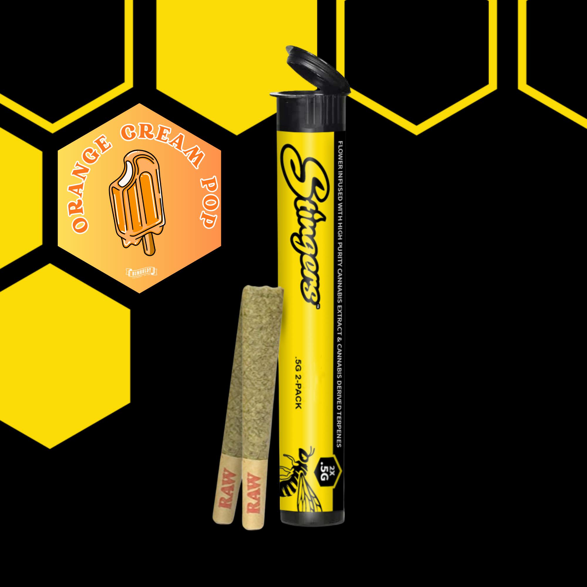 Orange Cream Pop | Infused Minis | 0.5g each | 2pk by Stingers - Brand