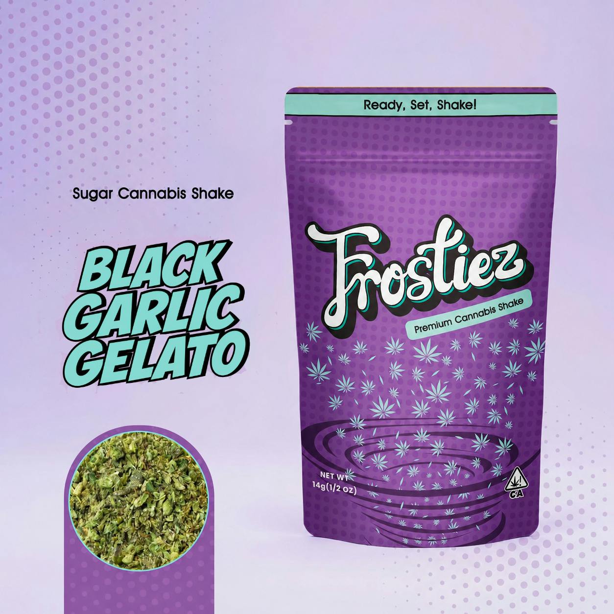 Black Garlic Gelato - 14g Sugar Shake
