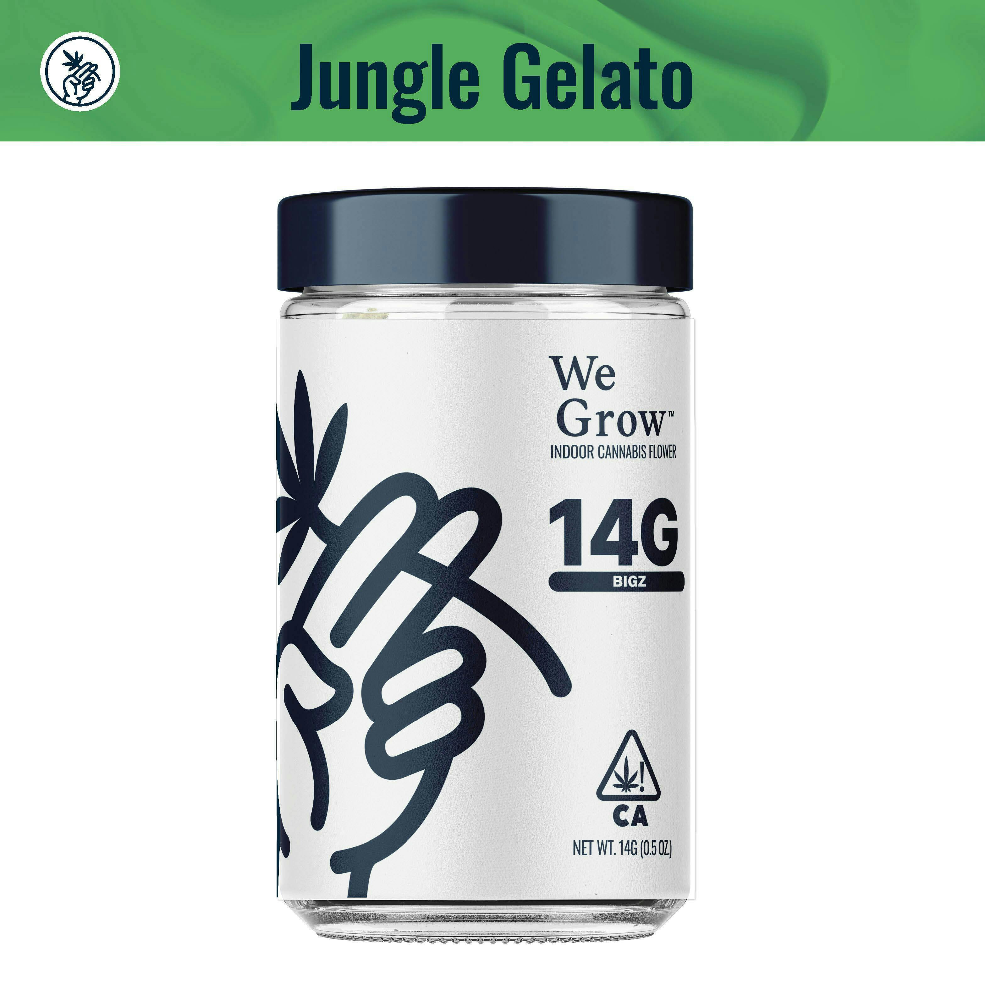We Grow | Jungle Gelato | Big Buds | 14g Jar by We Grow