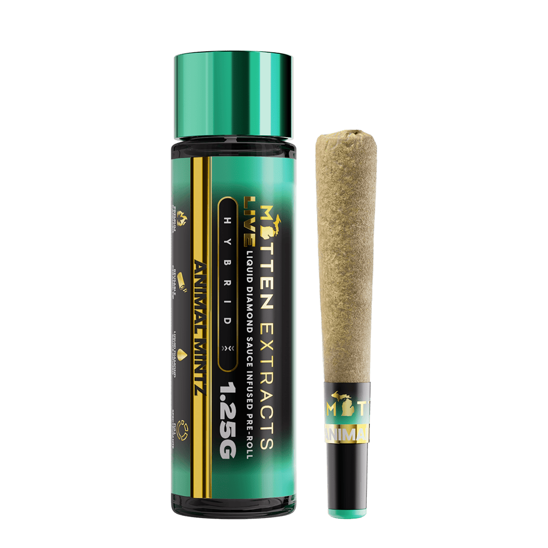 Animal Mintz | Live Sauce Infused Joint | 1.25g by Mitten Extracts