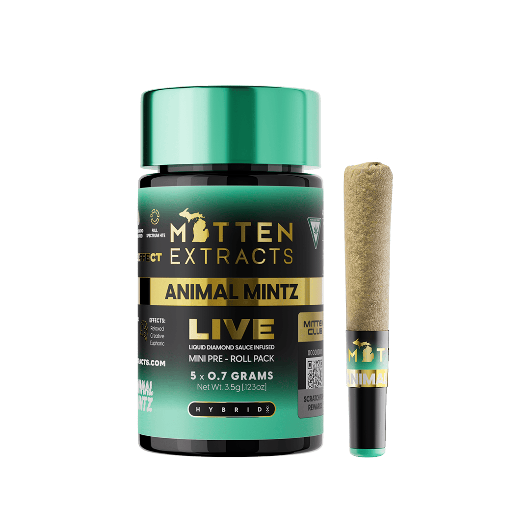 Mitten Extracts | Animal Mintz | LIVE Infused Minis | 3.5g | 5pk by Mitten Extracts