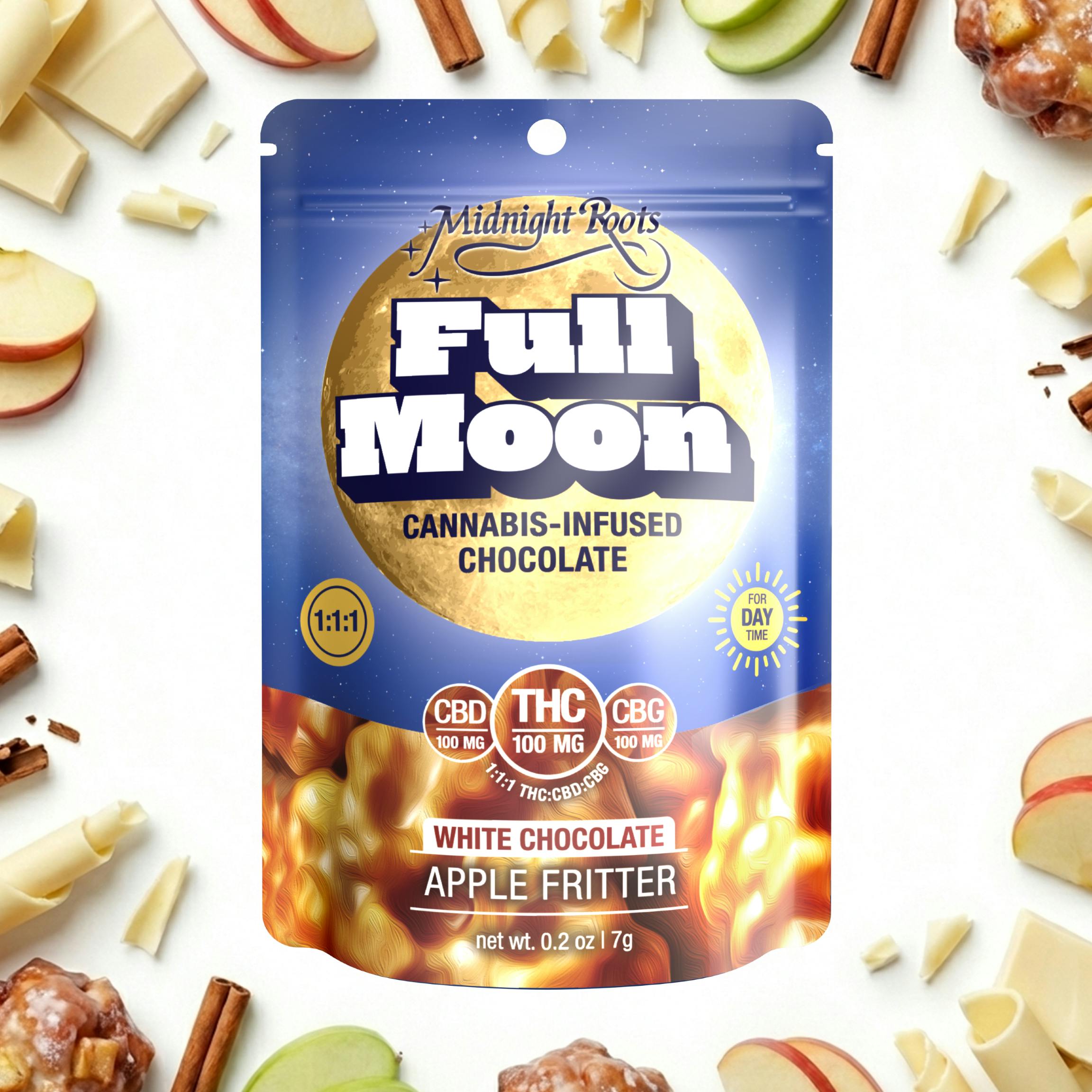 Midnight Roots | Full Moon | Apple Fritter CBG:CBD | White Choc. | 200 mg