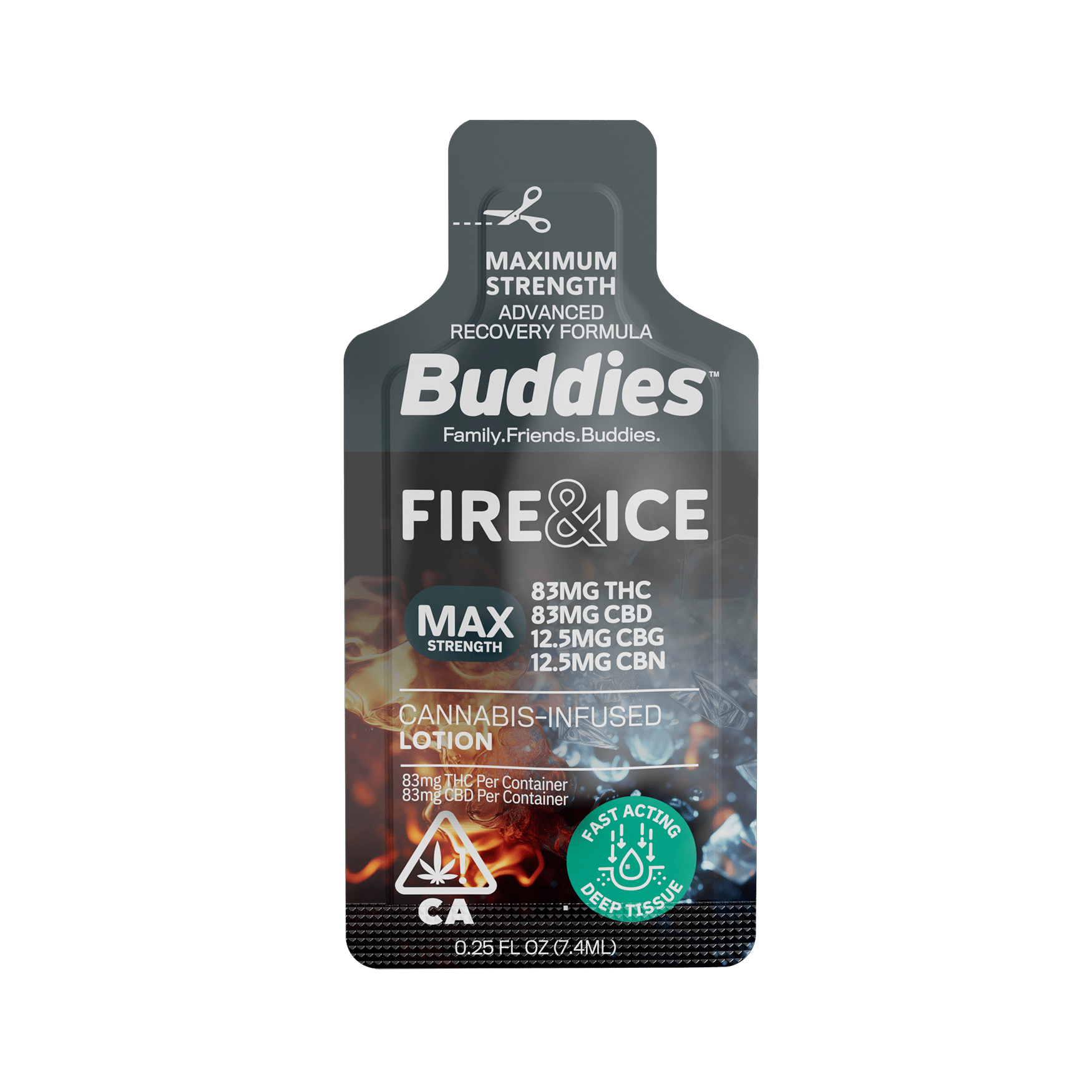 20:20:1:1 Fire & Ice Max | Balms | THC:CBD:CBG:CBN 83mg:83mg:12.5mg:12.5mg