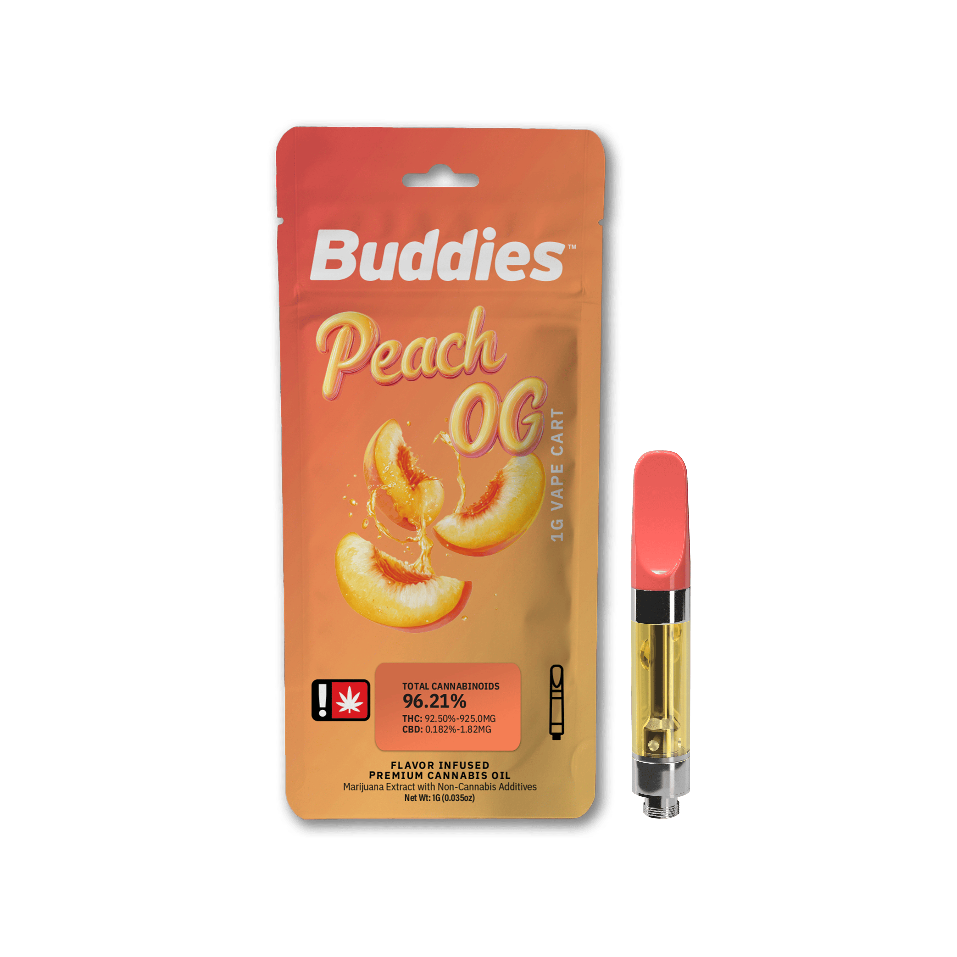 Buddies Brand: Peach OG