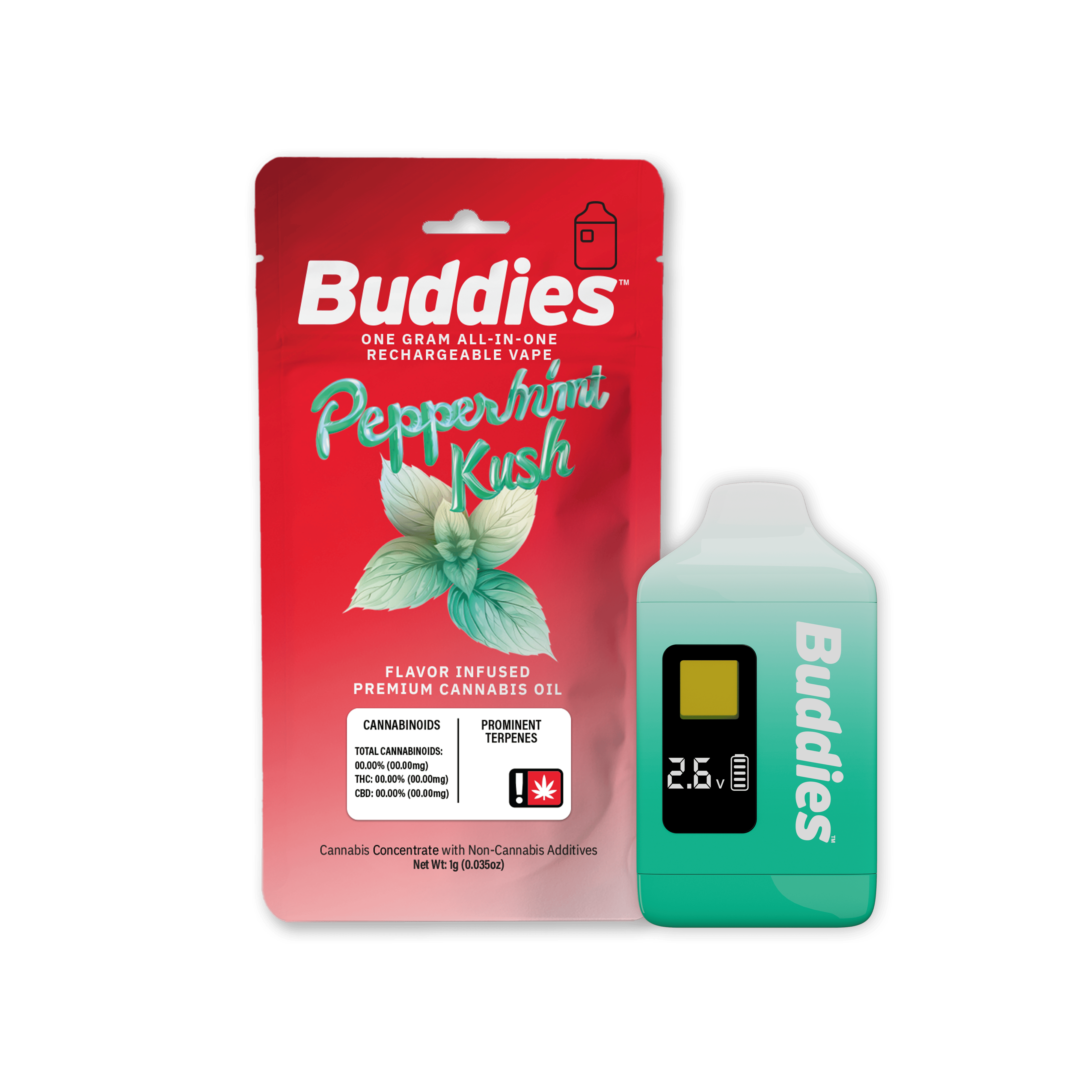 Peppermint Kush | Disposable | 1g