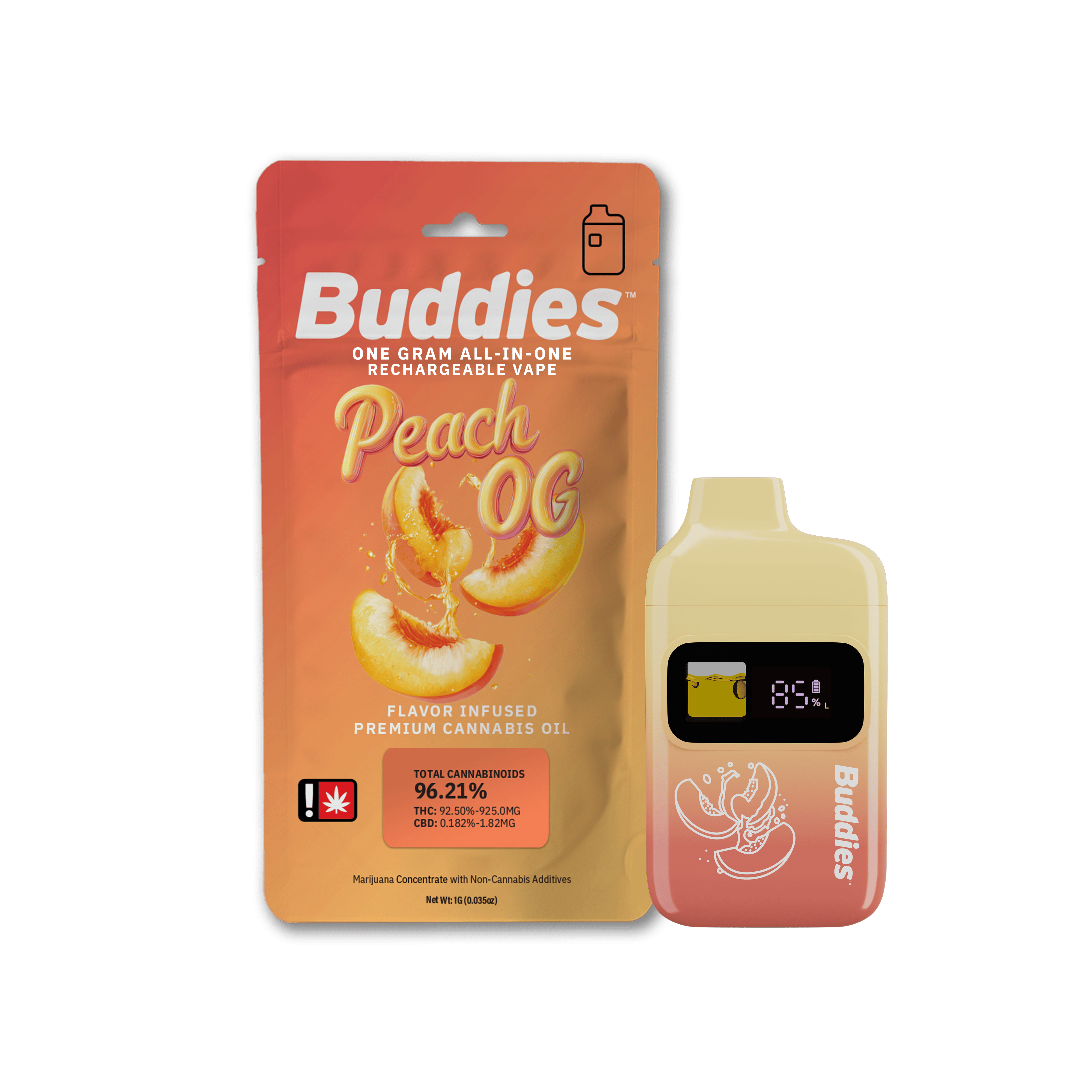 Buddies Brand: Peach OG