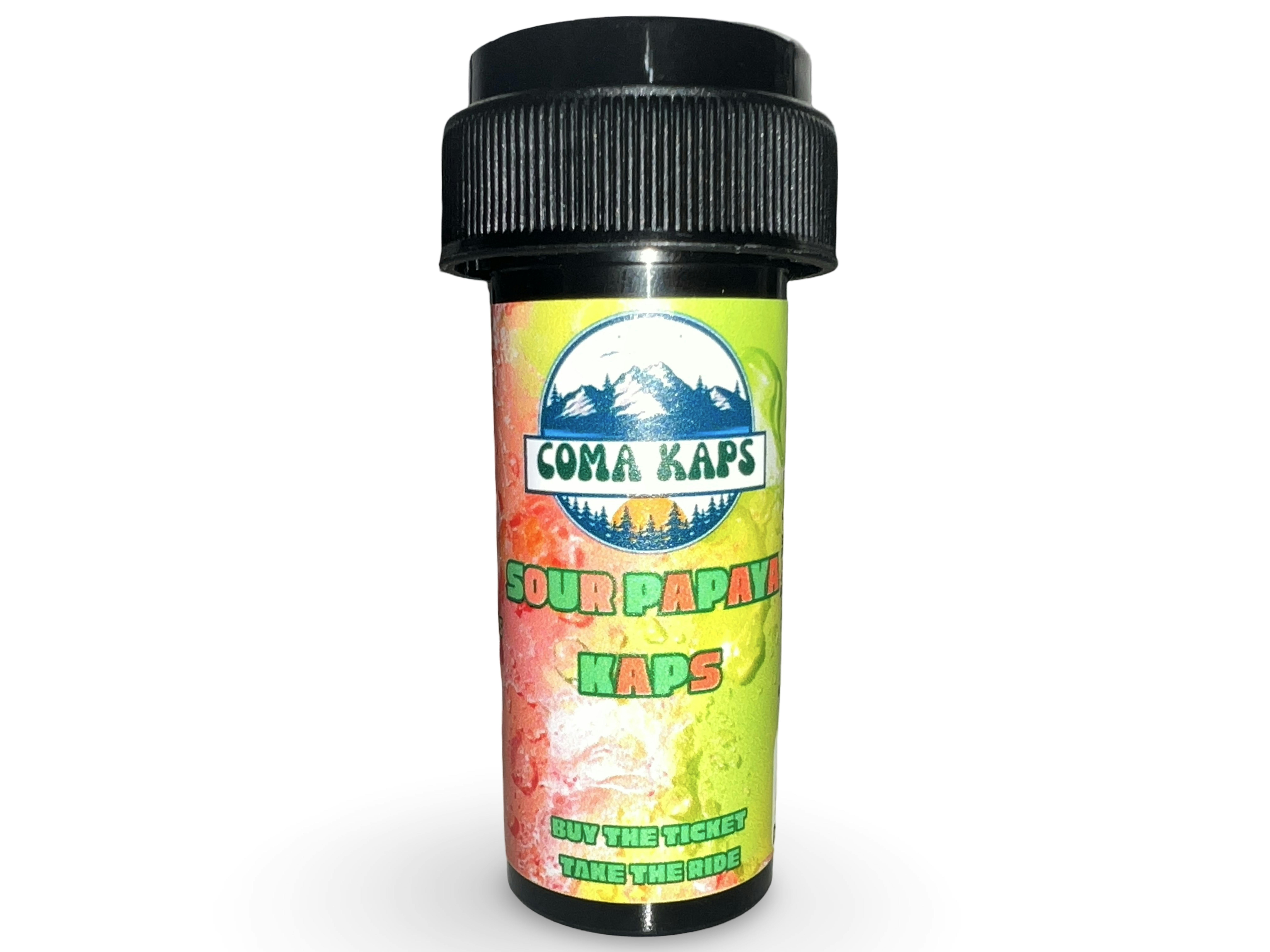 Sour Papaya Coma Kaps 500mg 5pk - Unicorn Tears by Indico