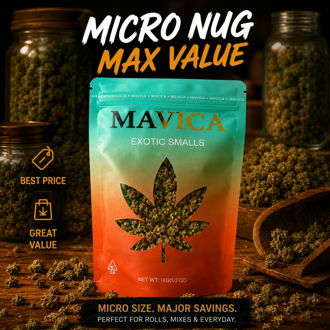 Strain of the Day - Extra Smalls Indica 2oz