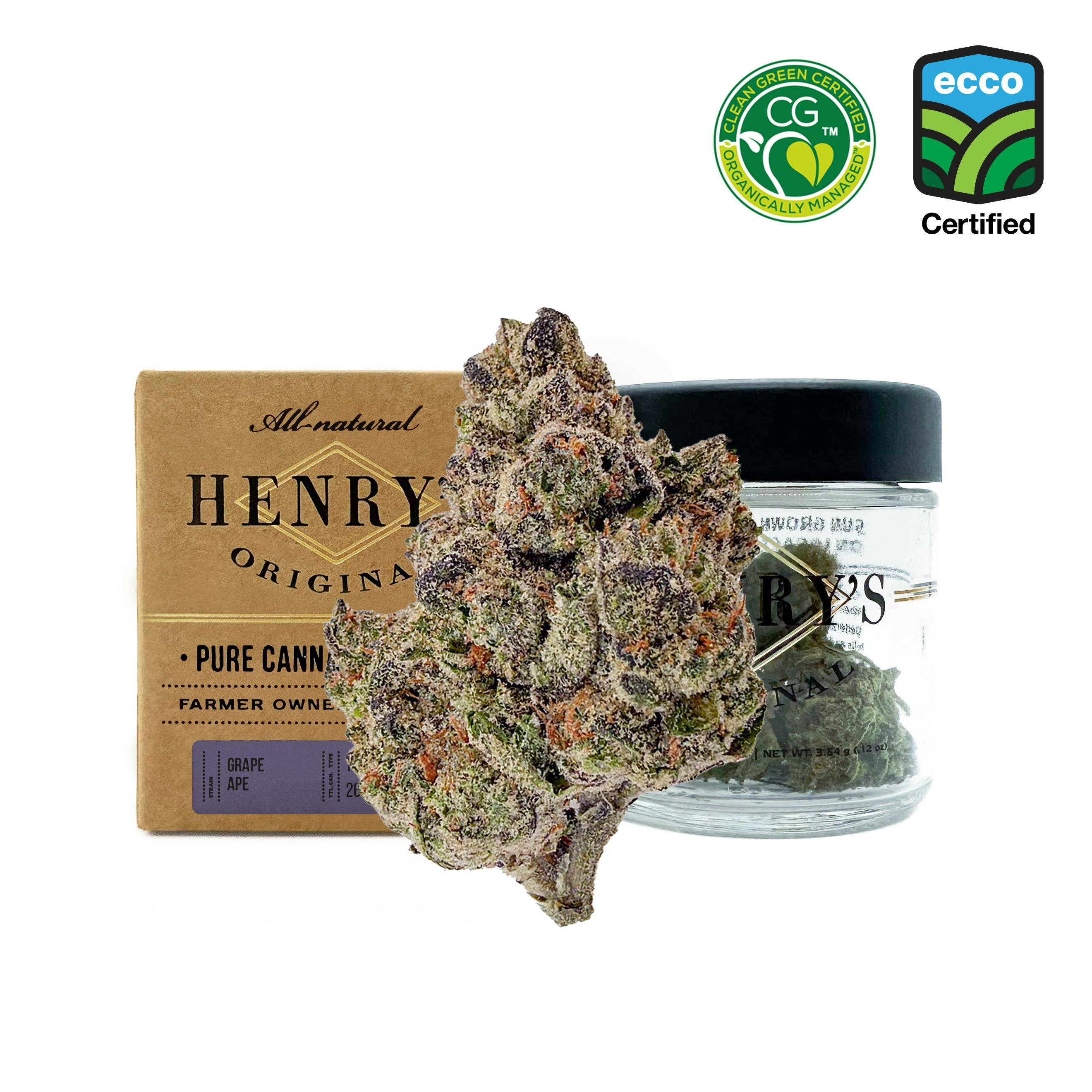Henry's Original | Grape Ape | Jar Big Buds | 3.5g