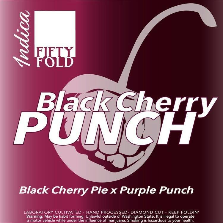 Black Cherry Punch | Big Buds | 3.5g by Fifty Fold
