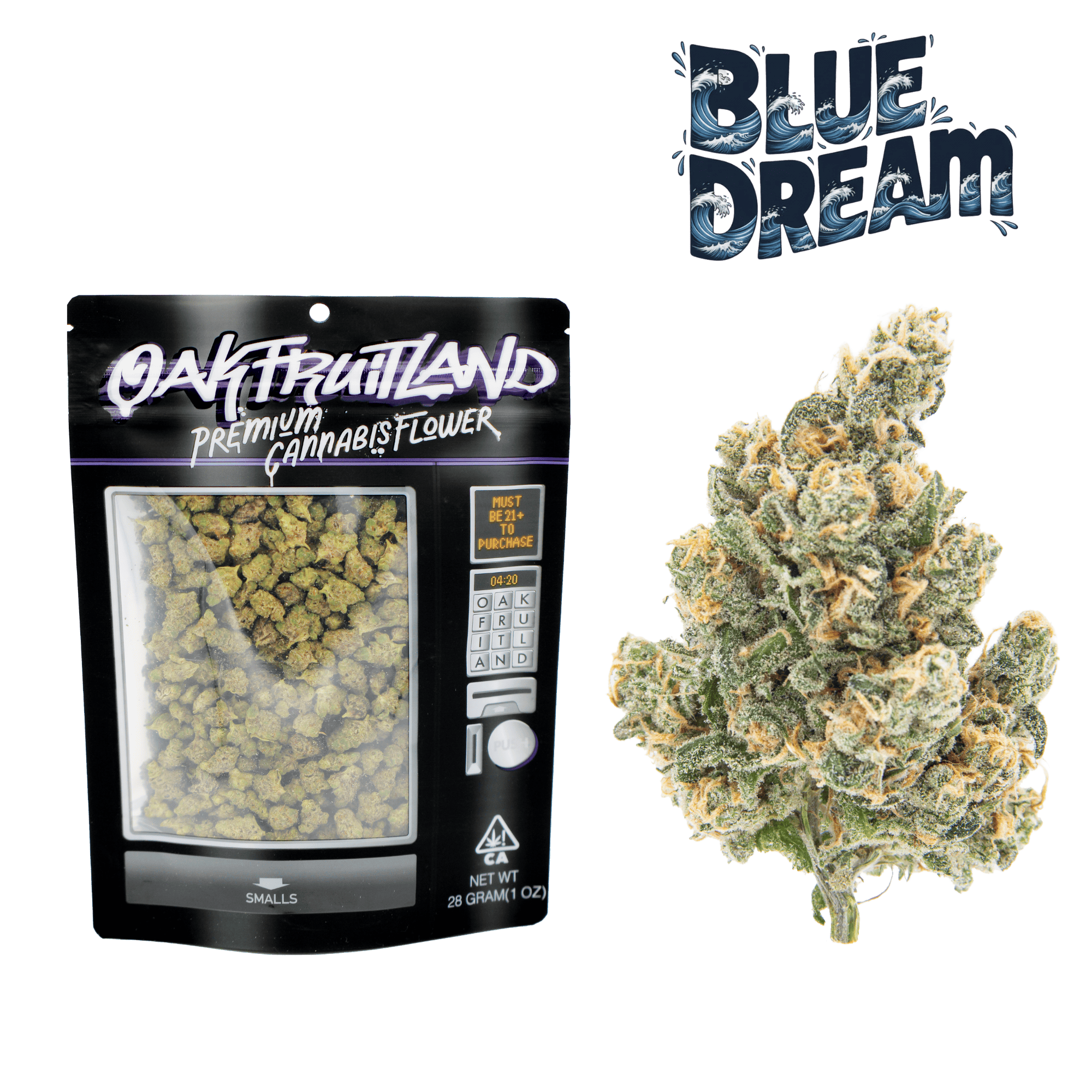 Blue Dream Premium Flower 28g - Funsize Series by Oakfruitland (OFL)