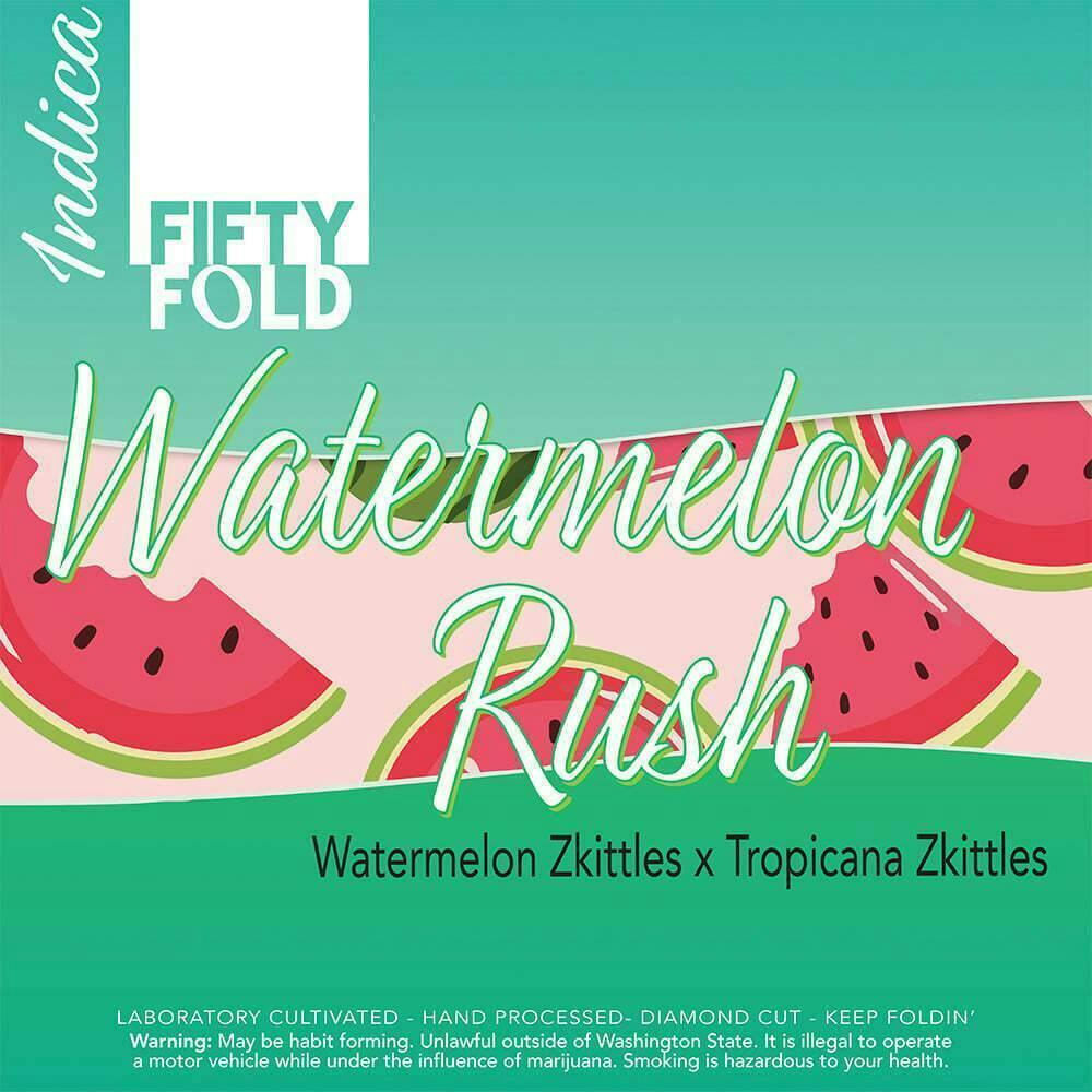 Watermelon Rush | Big Buds | 3.5g by Fifty Fold