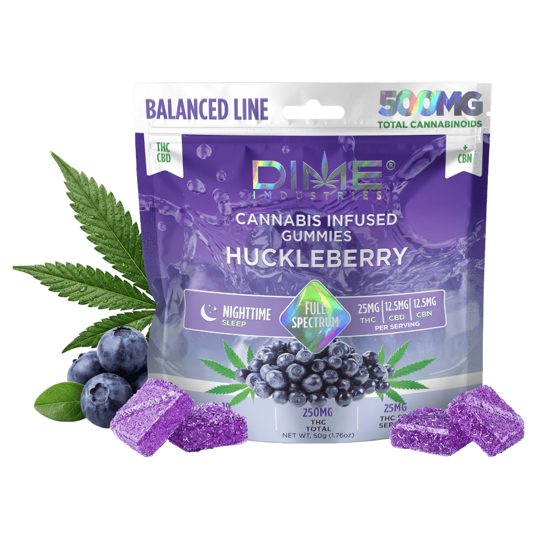 Huckleberry "Nighttime" CBN Gummies | Balanced Line | 10ct