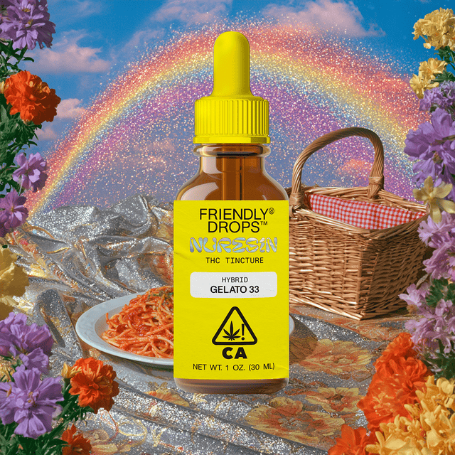 Friendly Brand - Gelato 33 - Hybrid - 1000mg Full Spectrum Tincture