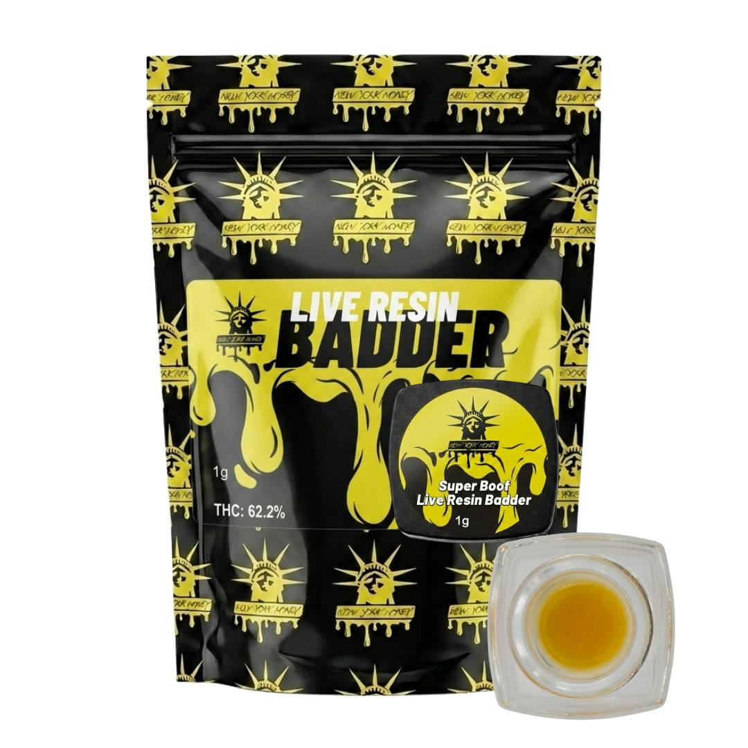 NEW YORK HONEY | 1G | LIVE RESIN BADDER | SUPER BOOF