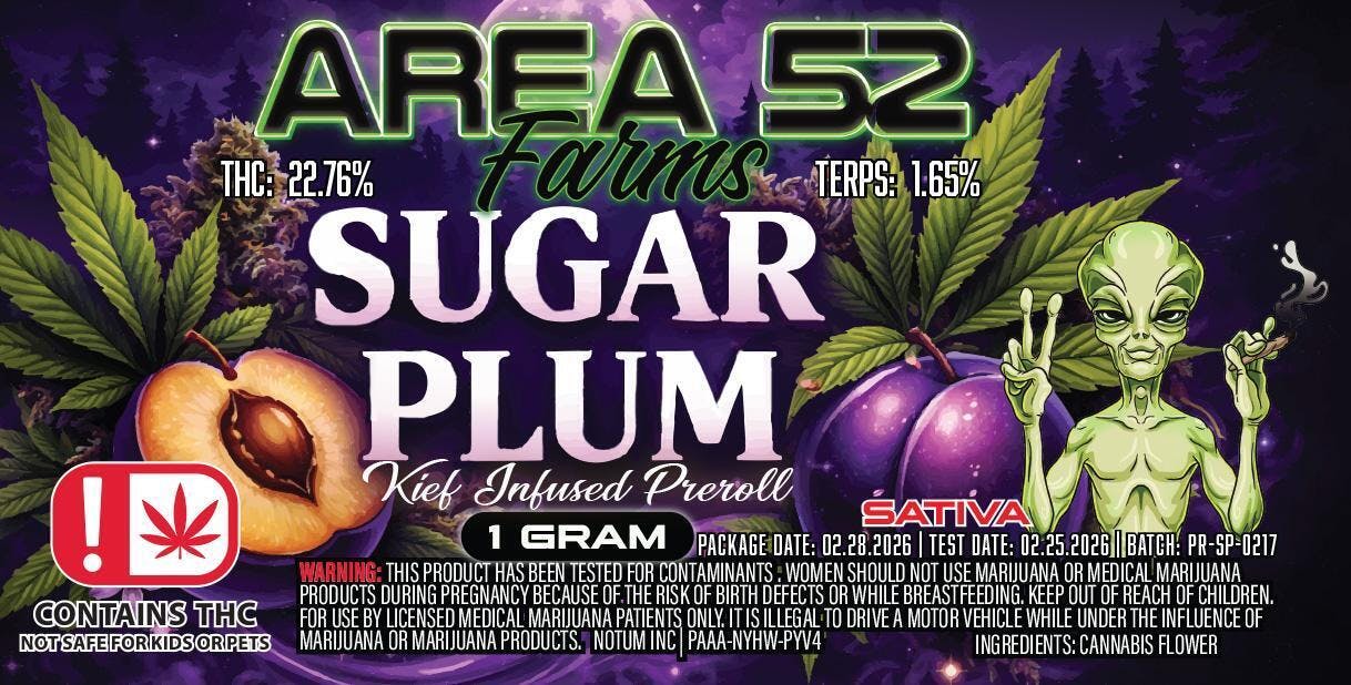 Sugar Plum | Infused Joint | 1g at Empire Extracts