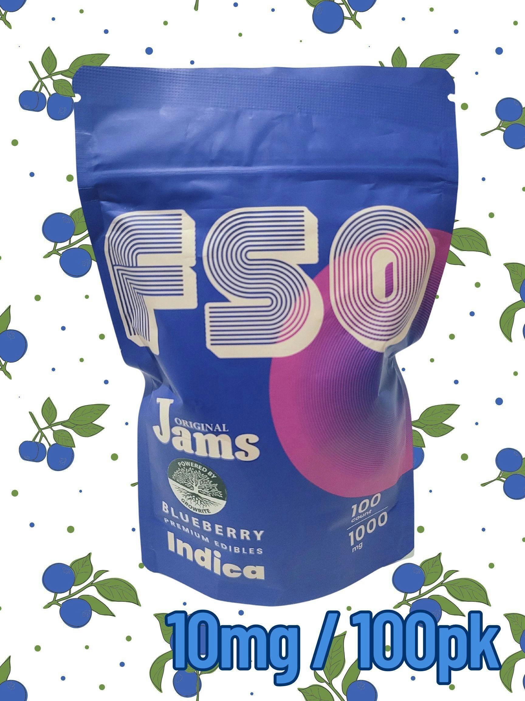 Noble Labs - FSO Indica JAMS 10mg/100pk | Blueberry by Noble Labs