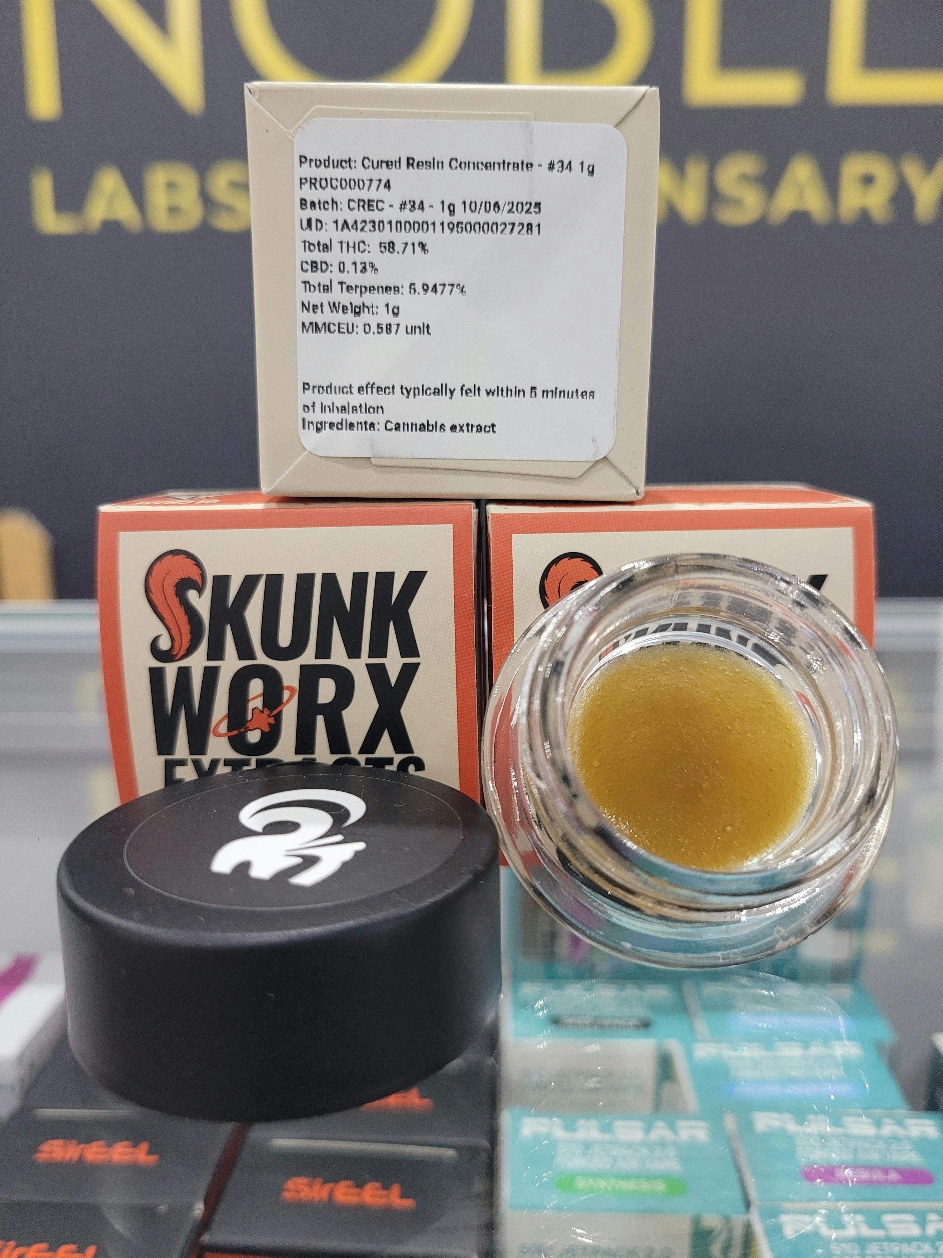Noble Labs - Skunk Worx Cured Resin 1g | Pastries #34