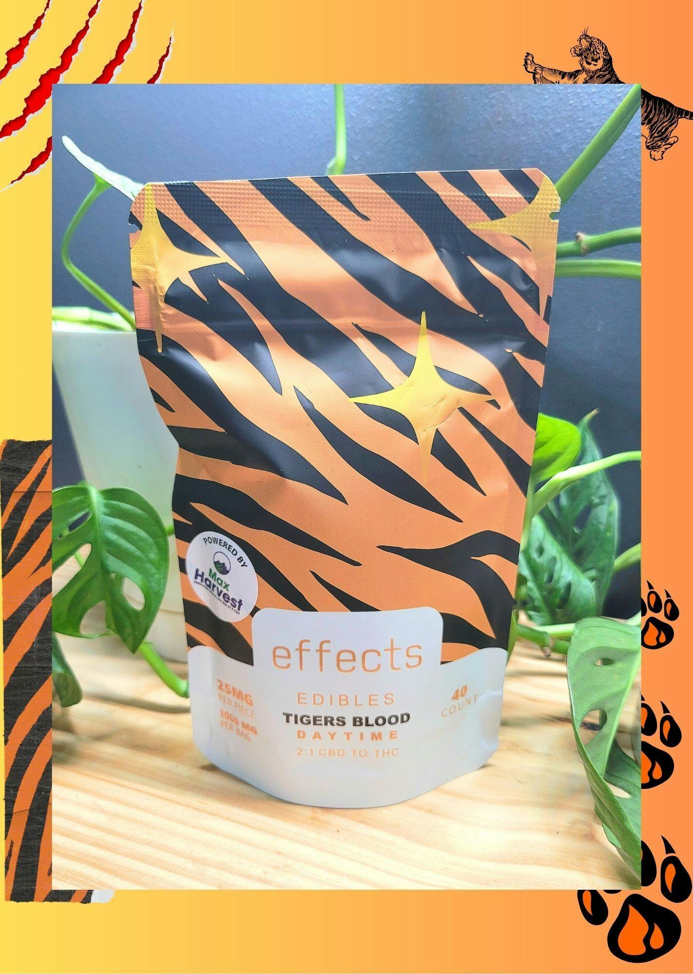 Noble Labs - Effects Daytime Gummies 25 mg/40 pack -Tigers Blood by Noble Labs